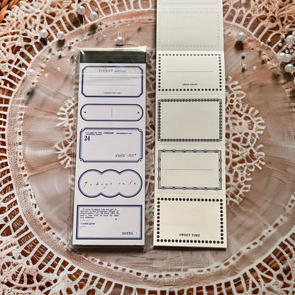 30 pcs Wandering Random Series Light Vintage Long Strip Memo Pad