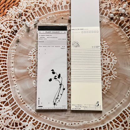 30 pcs Wandering Random Series Light Vintage Long Strip Memo Pad