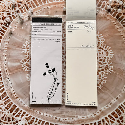 30 pcs Wandering Random Series Light Vintage Long Strip Memo Pad