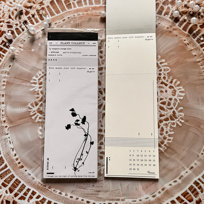 30 pcs Wandering Random Series Light Vintage Long Strip Memo Pad