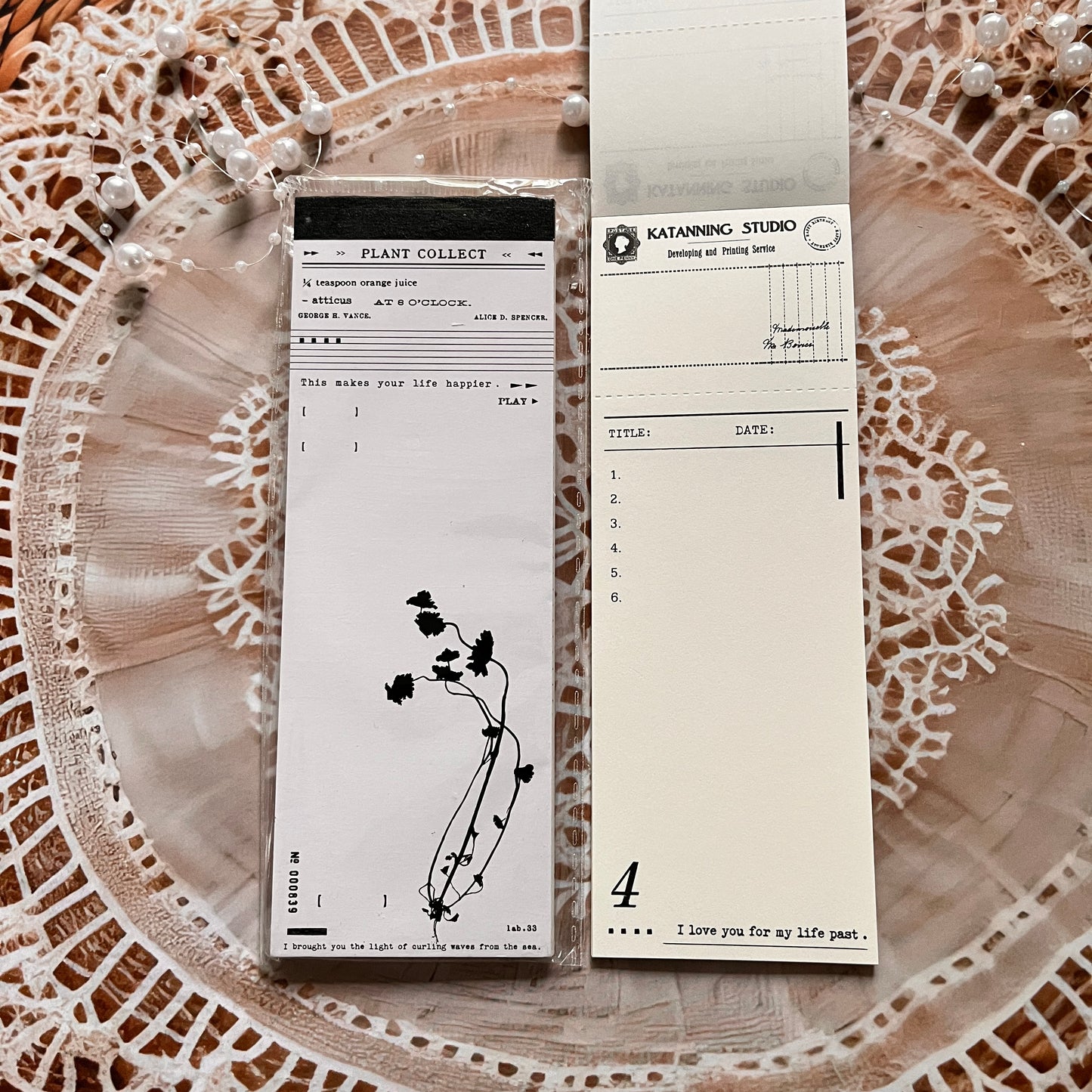 30 pcs Wandering Random Series Light Vintage Long Strip Memo Pad