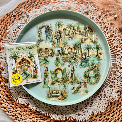 20pcs Exotic Journey Series Travel Scenery Vintage Stickers