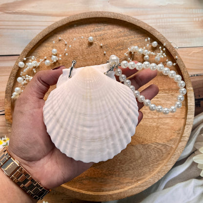 1 Pure White Seashells Handcrafted Eco Friendly Seaside Souvenir Journal