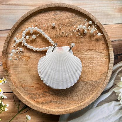 1 Pure White Seashells Handcrafted Eco Friendly Seaside Souvenir Journal
