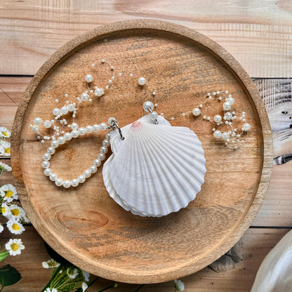 1 Pure White Seashells Handcrafted Eco Friendly Seaside Souvenir Journal