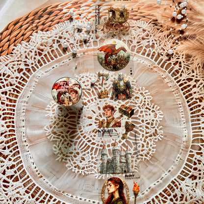 65mm*200cm A Fairy Tale Adventure Series Vintage Character Pet Tape
