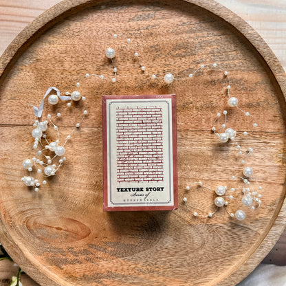 1 Pc Stamp Texture Tales Series Wooden Stamp for Journaling