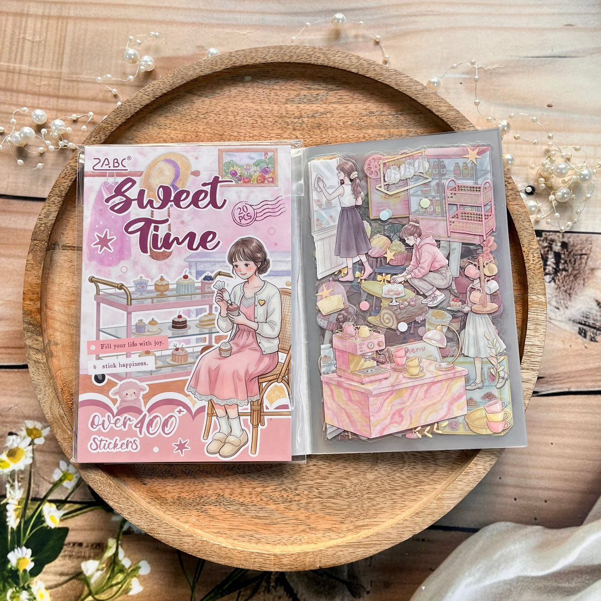 20 Sheets The Beauty of Life Series Creative Sticker Book for Journaling