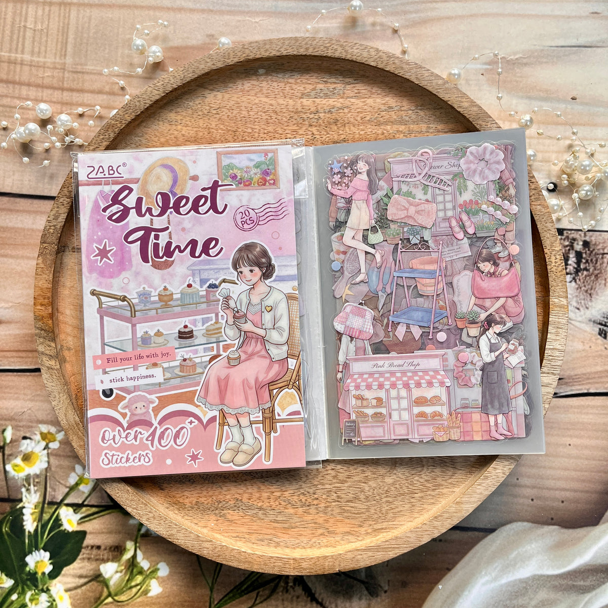 20 Sheets The Beauty of Life Series Creative Sticker Book for Journaling