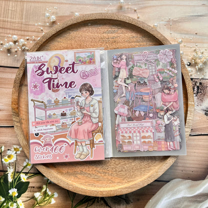 20 Sheets The Beauty of Life Series Creative Sticker Book for Journaling