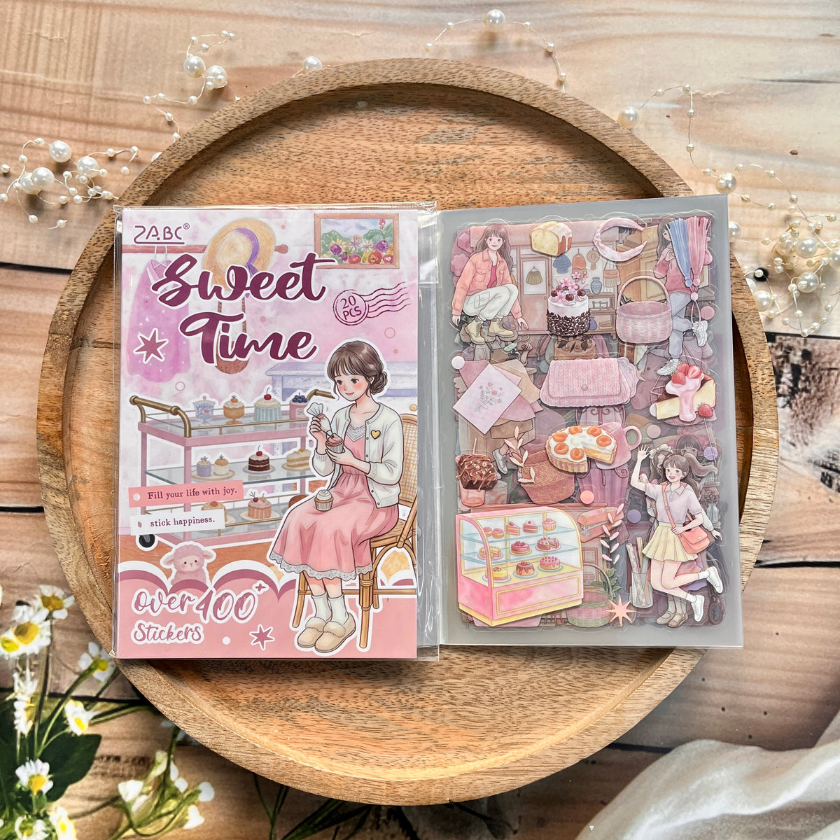 20 Sheets The Beauty of Life Series Creative Sticker Book for Journaling