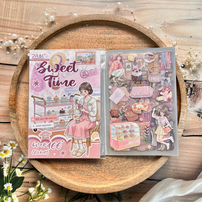 20 Sheets The Beauty of Life Series Creative Sticker Book for Journaling