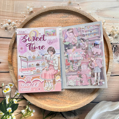20 Sheets The Beauty of Life Series Creative Sticker Book for Journaling
