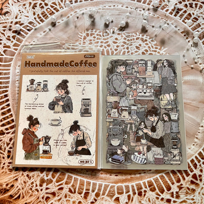 20 Sheets Mori Girl Creative Character Sticker Book