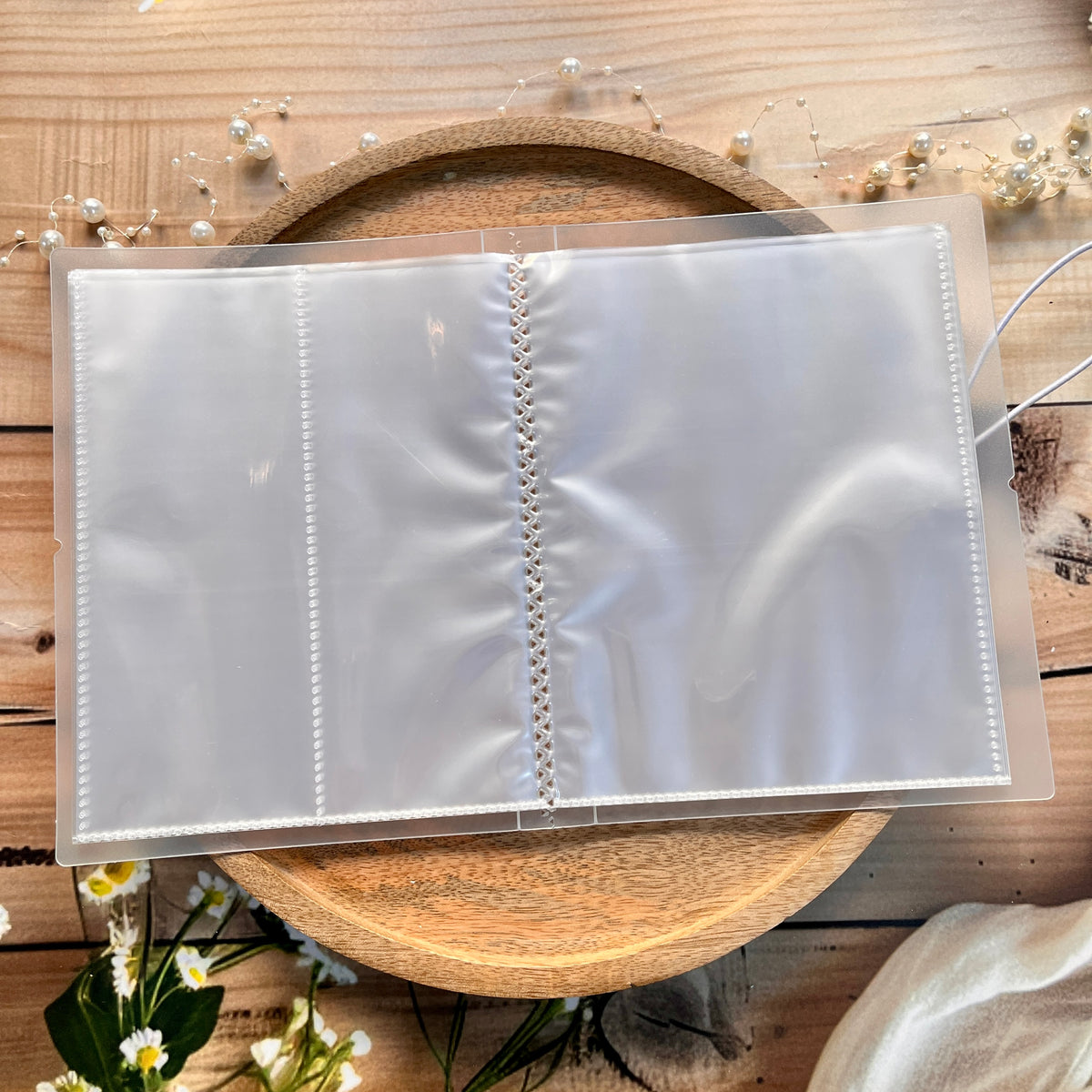 1 Pc Double Page Sticker Card Organizer Album Sticker Storage