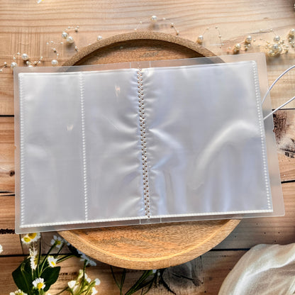 1 Pc Double Page Sticker Card Organizer Album Sticker Storage