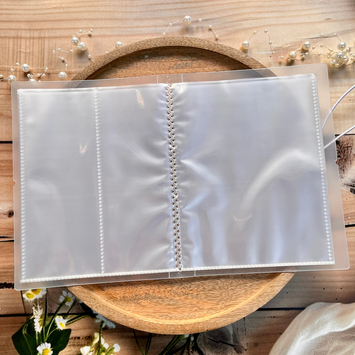 1 Pc Double Page Sticker Card Organizer Album Sticker Storage