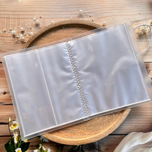 1 Pc Double Page Sticker Card Organizer Album Sticker Storage