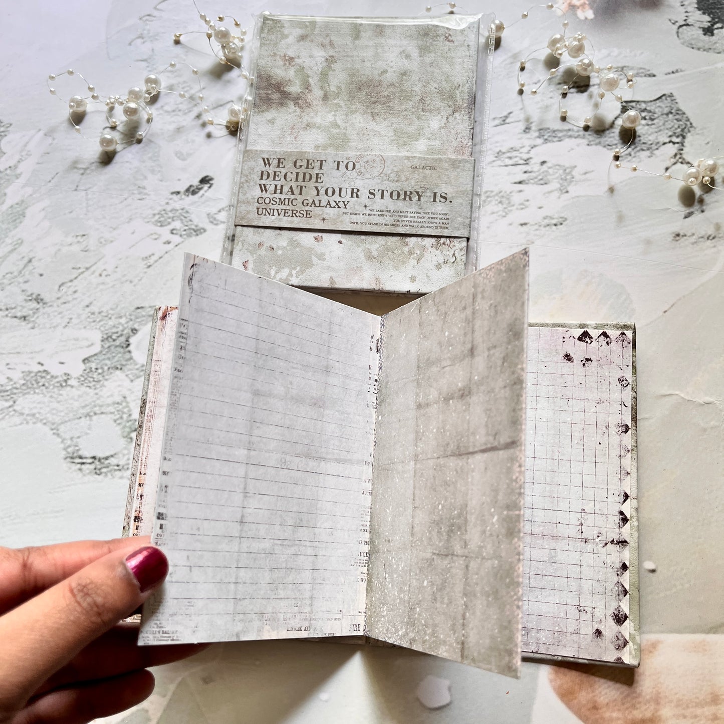 1 Pc Volume Life Journal Series Foldable Notebook