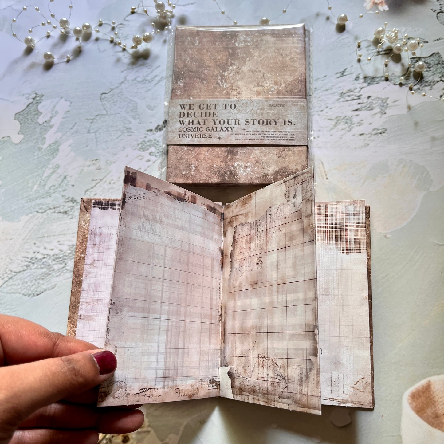 1 Pc Volume Life Journal Series Foldable Notebook