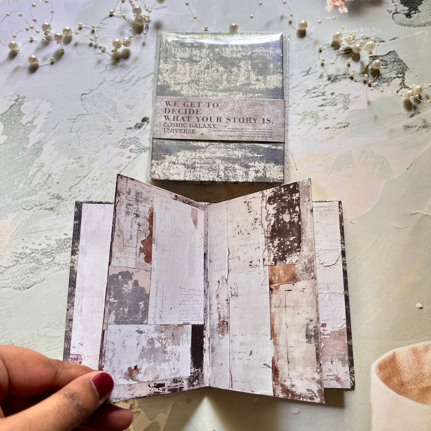 1 Pc Volume Life Journal Series Foldable Notebook