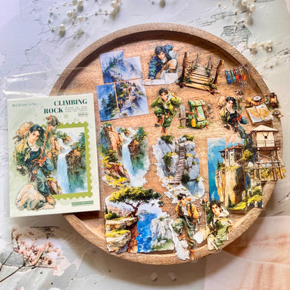 15 Pcs Adventure Journey Series Outdoor Sports Stickers