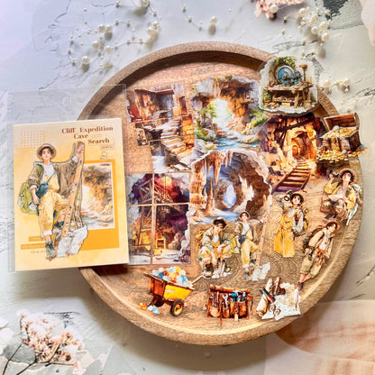 15 Pcs Adventure Journey Series Outdoor Sports Stickers