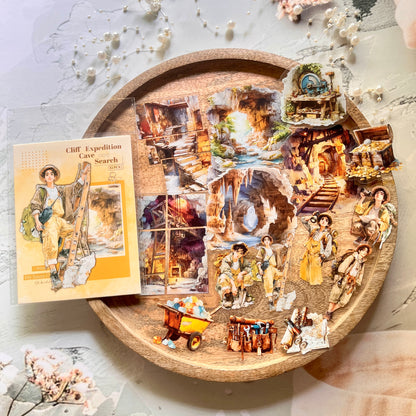 15 Pcs Adventure Journey Series Outdoor Sports Stickers