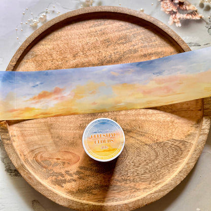 2M Roll Sky Cloudscape Series Sky-Themed Pet Tape
