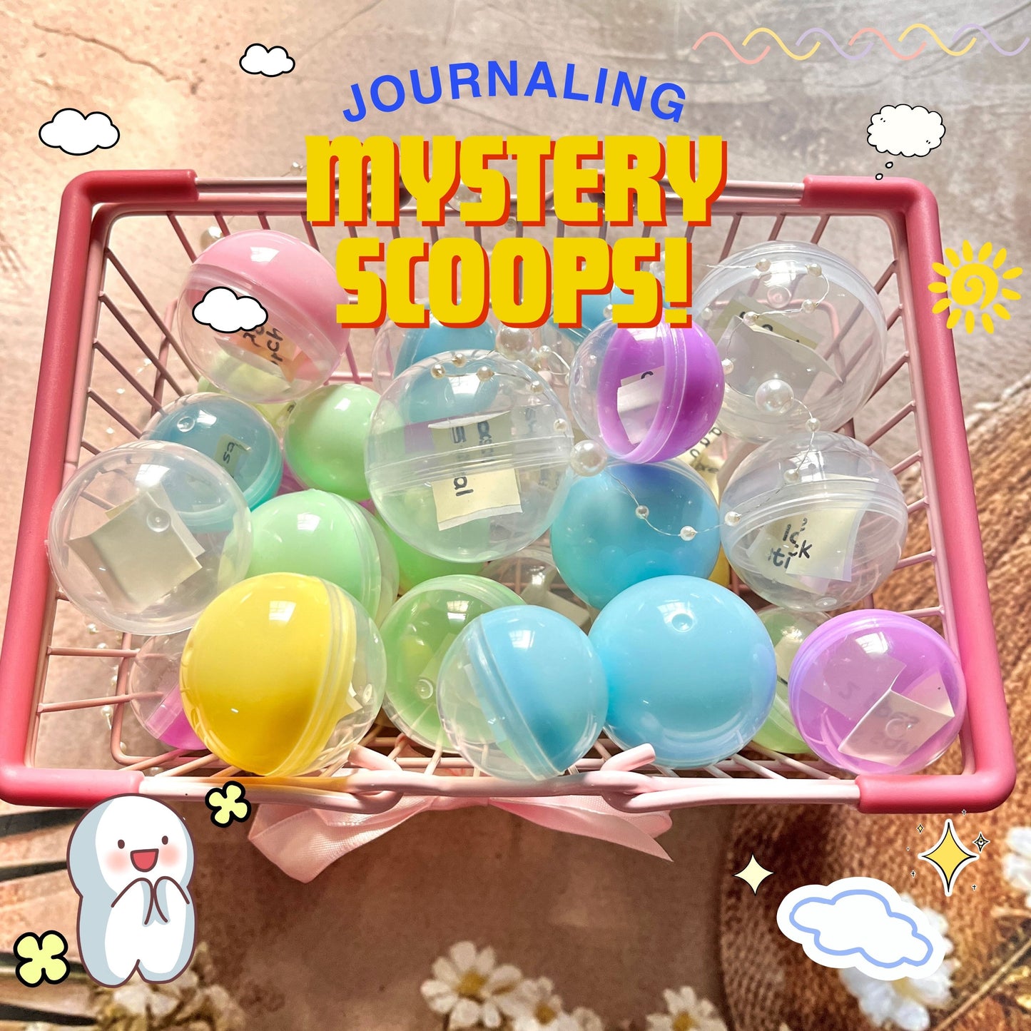 Mystery Scoop Ball – Stationery & Journaling Surprise