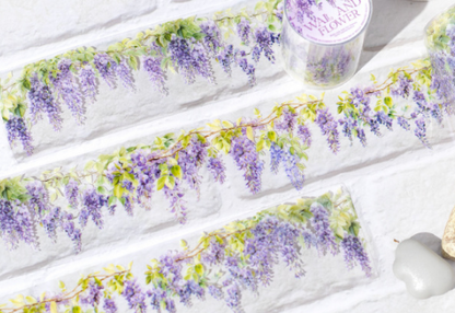 50mm*200cm Wall and Flower Series Vintage Landscaping Pet Tape