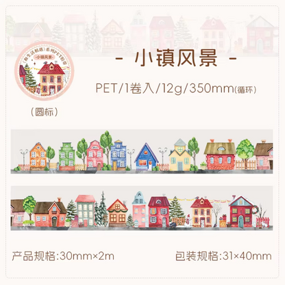 1 Roll Life Encounter Series people and houses PET Tape