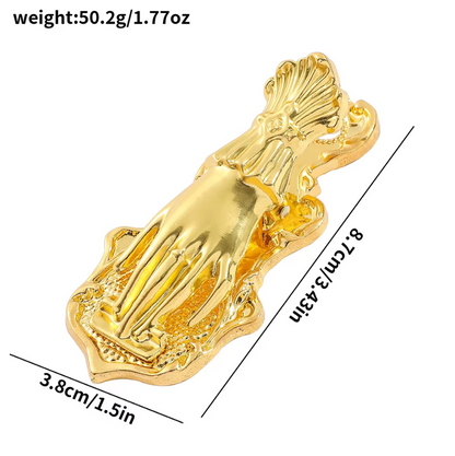 1 Pc Noblewoman's Hand Vintage Handbook Metal Clip