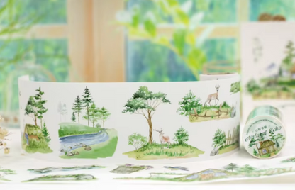 1 Roll Wind Journey Series Journey Landscape Washi Tape