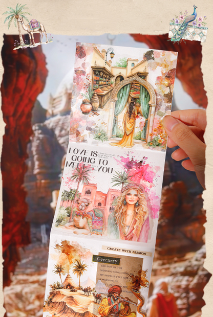 20pcs Exotic Journey Series Travel Scenery Vintage Stickers