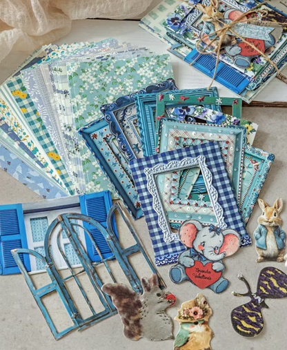 45 Pcs Garden Post Office Series Vintage Country-Style Material Pack