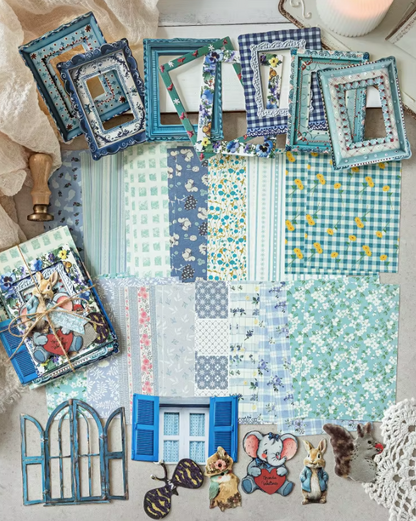 45 Pcs Garden Post Office Series Vintage Country-Style Material Pack