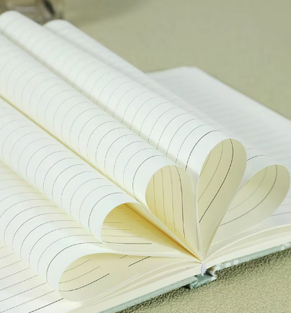 A5 Hardcover Cloth Lined Notebook for Journaling