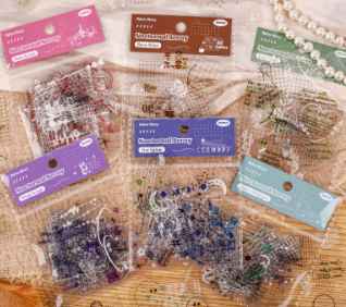 20 Pcs White Night Star Array Series Fresh DIY Decorative Stickers