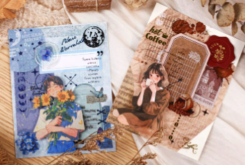 20 Pcs White Night Star Array Series Fresh DIY Decorative Stickers