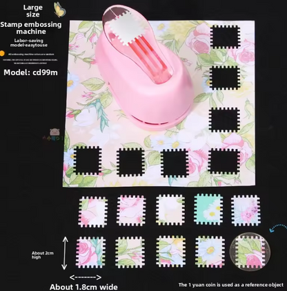 1 Pc Effortless Stamp Embosser cutter Planner & Stationery