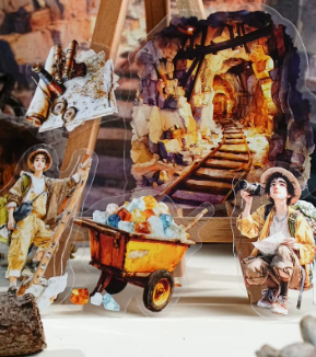 15 Pcs Adventure Journey Series Outdoor Sports Stickers