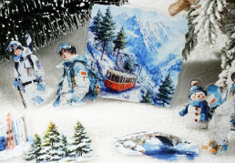 15 Pcs Adventure Journey Series Outdoor Sports Stickers