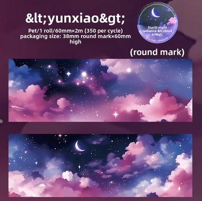 2M Roll Night Isle Starlight Series Starry Sky Tape