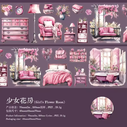 2M Roll Bright Day Series Life Theme Character Pet Tape