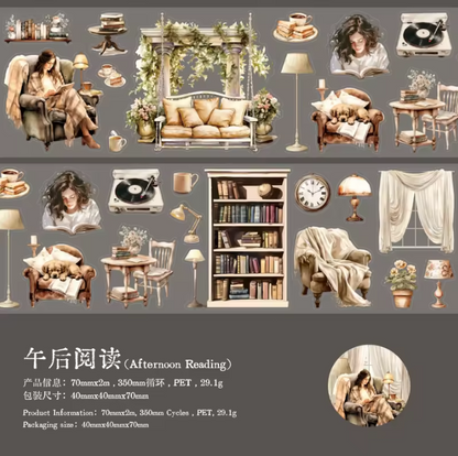 2M Roll Bright Day Series Life Theme Character Pet Tape