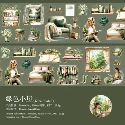 2M Roll Bright Day Series Life Theme Character Pet Tape