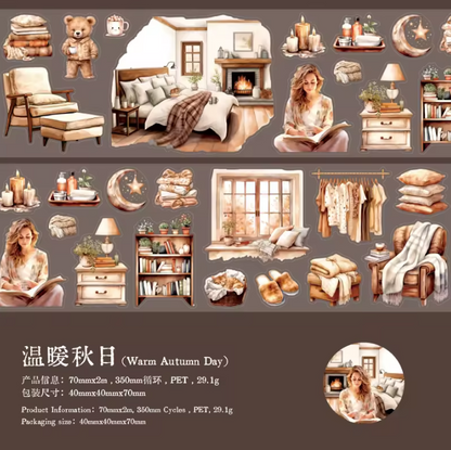 2M Roll Bright Day Series Life Theme Character Pet Tape