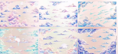 Cloud Dreams Shallow Song Large PET Landscaping Tape