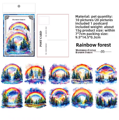 20 pcs Mystic Fantasy Series Dream Wonderland Stickers